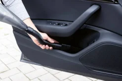 CLEANmaxx Akku-Handstaubsauger rot schwarz B/H/L: ca. 10x12x37 cm