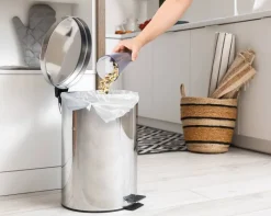 CLEANmaxx Akku-Handstaubsauger rot schwarz B/H/L: ca. 10x12x37 cm