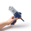CLEANmaxx Akku-Handstaubsauger blau orange B/H/L: ca. 7x16,5x20 cm