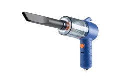 CLEANmaxx Akku-Handstaubsauger blau orange B/H/L: ca. 7x16,5x20 cm