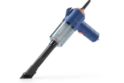 CLEANmaxx Akku-Handstaubsauger blau orange B/H/L: ca. 7x16,5x20 cm