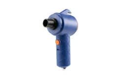 CLEANmaxx Akku-Handstaubsauger blau orange B/H/L: ca. 7x16,5x20 cm