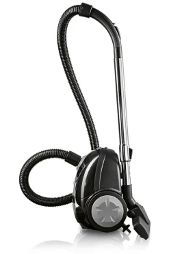 CLEANmaxx Beutelstaubsauger schwarz grau B/H/L: ca. 28x28,5x40 cm