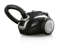 CLEANmaxx Beutelstaubsauger schwarz grau B/H/L: ca. 28x28,5x40 cm