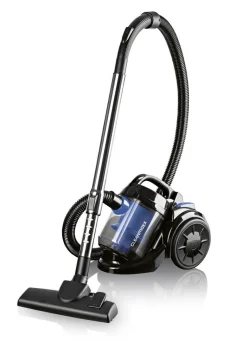 CLEANmaxx Bodenstaubsauger 15403 schwarz blau Kunststoff B/H/L: ca. 34x29x22 cm