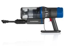 CLEANmaxx Handstaubsauger grau blau Metall Kunststoff B/H/L: ca. 110x22x26 cm