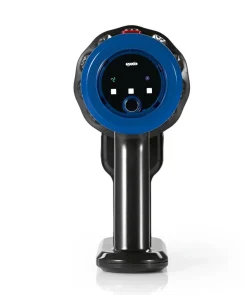 CLEANmaxx Handstaubsauger grau blau Metall Kunststoff B/H/L: ca. 110x22x26 cm