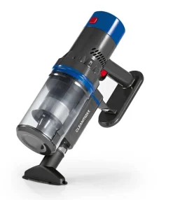 CLEANmaxx Handstaubsauger grau blau Metall Kunststoff B/H/L: ca. 110x22x26 cm