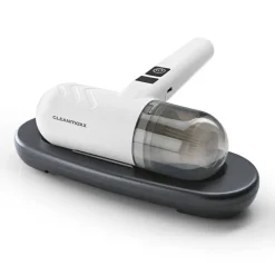 CLEANmaxx Handstaubsauger grau weiß Kunststoff B/H/L: ca. 17,7x7,7x22 cm