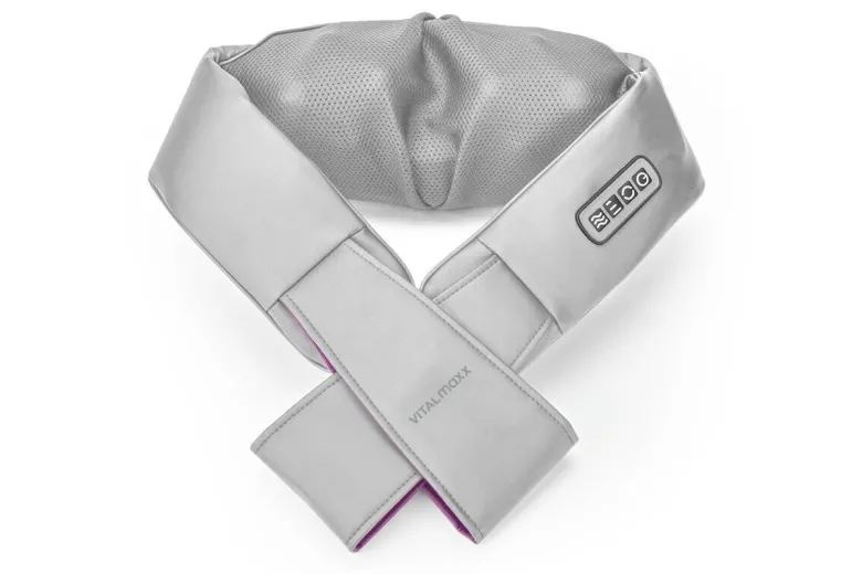 CLEANmaxx Shiatsu-Massagegerät grau lila