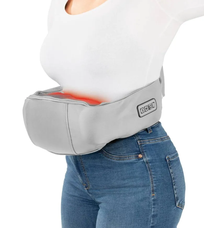 CLEANmaxx Shiatsu-Massagegerät grau lila