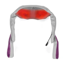 CLEANmaxx Shiatsu-Massagegerät grau lila