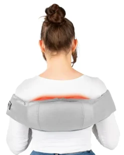 CLEANmaxx Shiatsu-Massagegerät grau lila