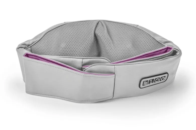CLEANmaxx Shiatsu-Massagegerät grau lila