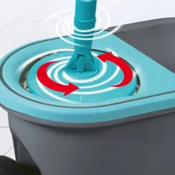 CLEANmaxx Wischmoppset türkis