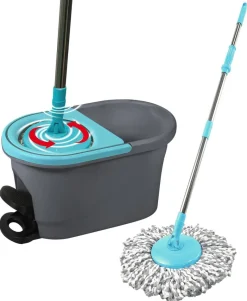 CLEANmaxx Wischmoppset türkis