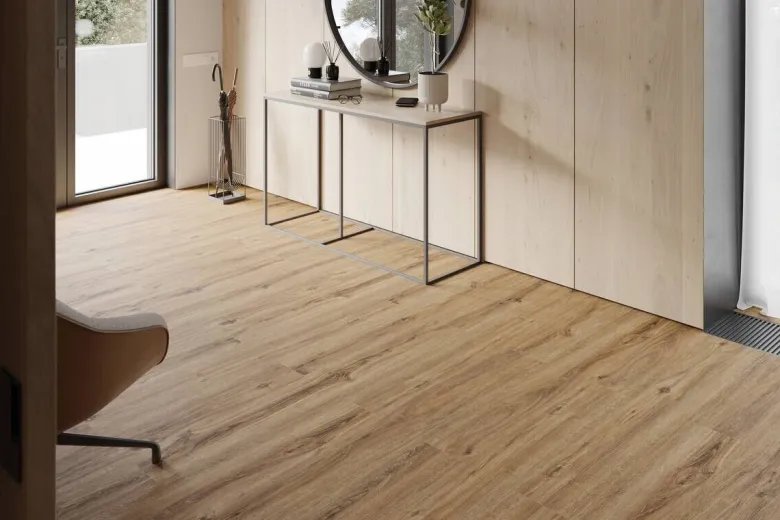 Click-Vinylboden Eiche Natur ca. 2,88 m² im Paket B/L: ca. 20x120 cm pro Paket