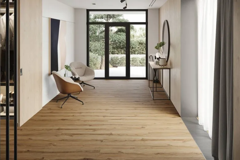 Click-Vinylboden Eiche Natur ca. 2,88 m² im Paket B/L: ca. 20x120 cm pro Paket