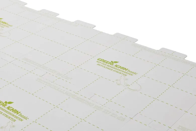 Click-Vinyl-Unterlage Green Ligning,ca. 7,03 m² im Paket B/L: ca. 53x78 cm