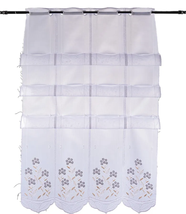 Clipstore-Meterware Nadja beige H: ca. 140 cm