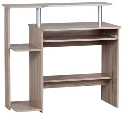 Computertisch Eiche Sonoma Nachbildung B/H/T: ca. 94x90,5x48,5 cm