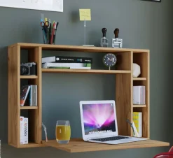 Computertisch Wandila Eiche Honig Nachbildung B/H/T: ca. 90x60x20 cm