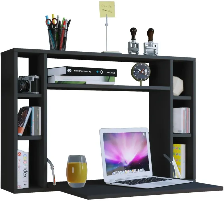 Computertisch Wandila schwarz B/H/T: ca. 90x60x20 cm