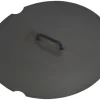 CookKing Deckel für Feuerschale schwarz Stahl B/T: ca. 82x82 cm
