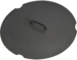 CookKing Deckel für Feuerschale schwarz Stahl B/T: ca. 82x82 cm