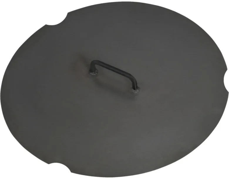 CookKing Deckel für Feuerschale schwarz Stahl B/T: ca. 82x82 cm
