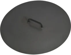 CookKing Deckel für Feuerschale 60 schwarz Stahl B/T: ca. 60,5x60,5 cm