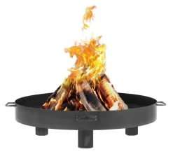 CookKing Feuerschale Tunis 60 schwarz Stahl B/H/T: ca. 60x20x60 cm