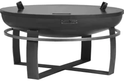 CookKing Feuerschale Viking 80 schwarz Stahl B/H/T: ca. 80x36x80 cm
