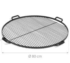CookKing Grillrost 80 schwarz Stahl B/T: ca. 80x80 cm