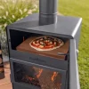 CookKing Terrassenofen Vento Plus schwarz Stahl B/H/L: ca. 50x150x50 cm