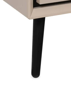 Couchtisch Arona sand schwarz B/H/T: ca. 94x40x55 cm