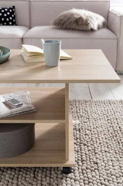 Couchtisch braun B/H/T: ca. 95x51x54 cm