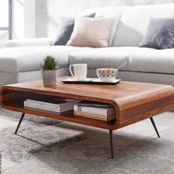 Couchtisch braun B/H/T: ca. 55x30x90 cm