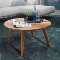 Couchtisch braun B/H/T: ca. 75x40x75 cm