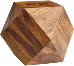 Couchtisch braun B/H/T: ca. 43x57x57 cm