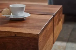 Couchtisch braun B/H/T: ca. 58x30x58 cm