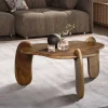 Couchtisch braun B/H/T: ca. 78x40x78 cm