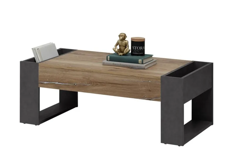 Couchtisch Eiche Flagstaff Nachbildung Matera Nachbildung B/H/T: ca. 110x41x60 cm