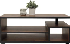 Couchtisch Eike Old Wood schwarz Nachbildung B/H/T: ca. 110x50x68 cm