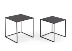 Couchtisch 2er Set schwarz B/H/T: ca. 38x41x38 cm