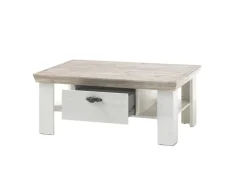 Couchtisch Florenz weiß Pinie B/H/T: ca. 109x45x69 cm
