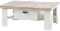 Couchtisch Florenz weiß Pinie B/H/T: ca. 109x45x69 cm