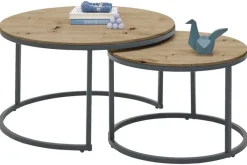 Couchtisch Gino 2 Eiche Artisan Nachbildung