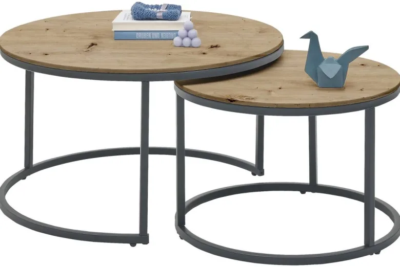 Couchtisch Gino 2 Eiche Artisan Nachbildung