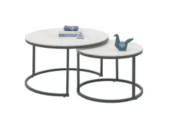 Couchtisch Gino weiß Marmor Optik